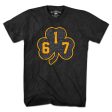 617 Black & Gold Street Shamrock T-Shirt Online Hot Sale