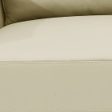 90  Beige Italian Leather Sofa With Gold Legs For Cheap