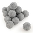 15 Pieces Ceramic Fiber Fire Balls for Outdoor Use-Gray For Discount