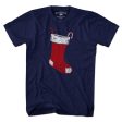 Boston Christmas Stocking T-Shirt on Sale