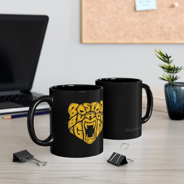 Boston Black & Gold Bear 11oz Coffee Mug Hot on Sale