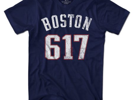 Boston 617 Football T-Shirt Online