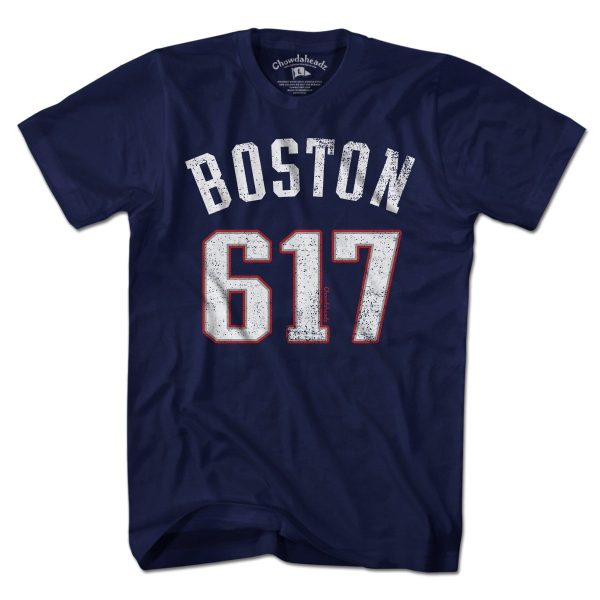 Boston 617 Football T-Shirt Online