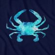 Blue Crab Watercolor T-Shirt on Sale