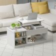 Modern Coffee Table with Lift Tabletop and Storage Compartments For Cheap