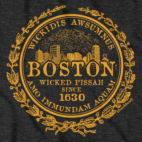 Boston City Seal T-Shirt Online now