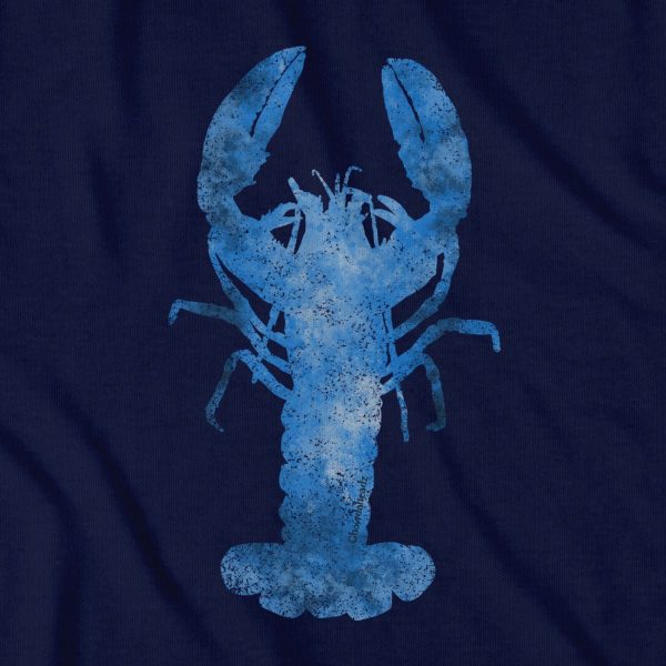 Blue Lobster Watercolor T-Shirt Online Sale