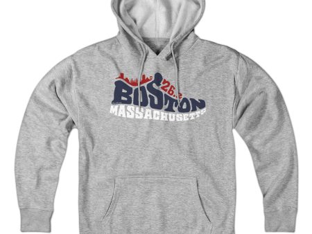 Boston Mass 26.2 Sneaker Hoodie Discount