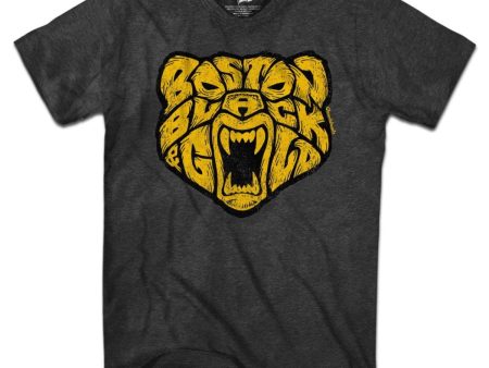 Boston Black & Gold Bear T-Shirt on Sale