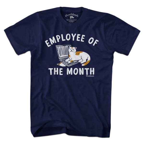 Employee Of The Month Cat T-Shirt Sale