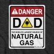 Dad Natural Gas Sign T-Shirt Hot on Sale