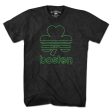 Boston Shamrock Neon Sign T-Shirt For Cheap