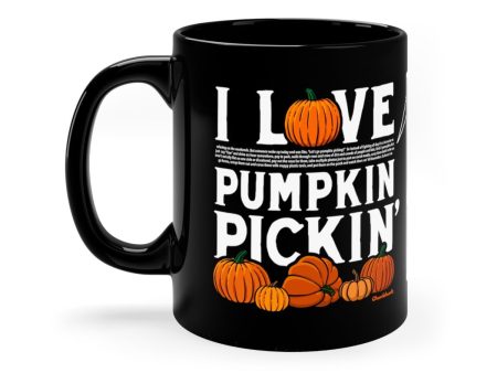 I love Pumpkin Pickin  Fine Print 11oz Coffee Mug For Discount