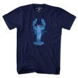 Blue Lobster Watercolor T-Shirt Online Sale