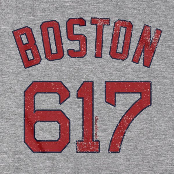 Boston 617 Baseball T-Shirt For Discount