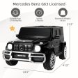 12V Mercedes-Benz G63 Licensed Kids Ride On Car with Remote Control-Black Hot on Sale