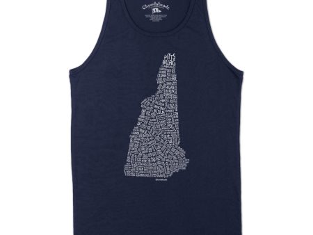 New Hampshire Cities & Towns  Men s Tank Top Sale