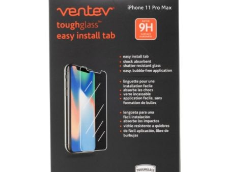 Ventev toughglass easy install tab Tempered Glass Screen Protector for Apple iPhone 11 Pro Max   Xs Max by Ventev Hot on Sale