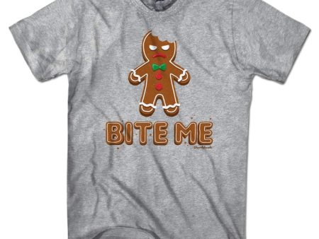 Bite Me Gingerbread Man T-Shirt Online