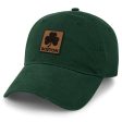 Boston Shamrock Leather Patch Dad Hat Hot on Sale