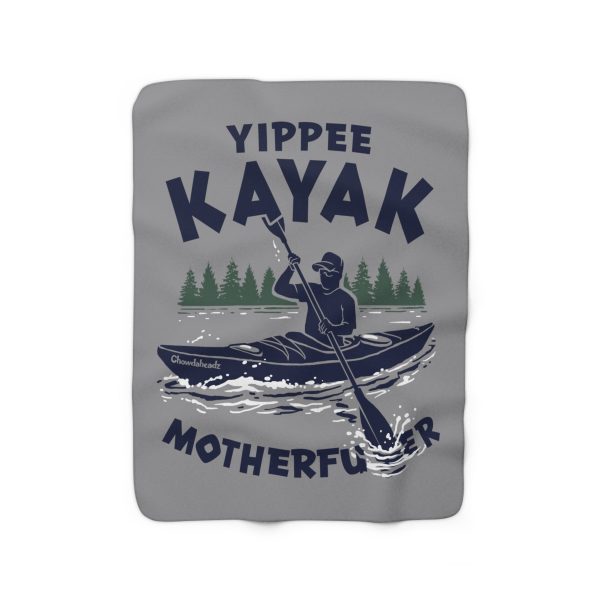 Yippee Kayak Sherpa Fleece Blanket Online Hot Sale