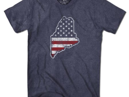 American  Maineiac  USA T-Shirt Fashion