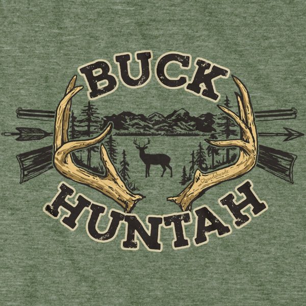 Buck Huntah T-Shirt For Sale