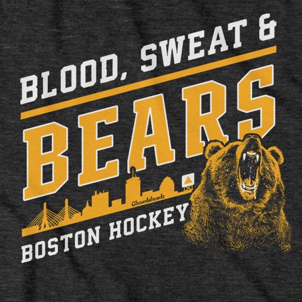 Blood Sweat & Bears Boston Hockey T-Shirt Sale