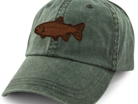 Rainbow Trout Washed Dad Hat For Discount