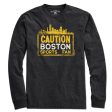 Caution Boston Black & Gold T-Shirt Hot on Sale