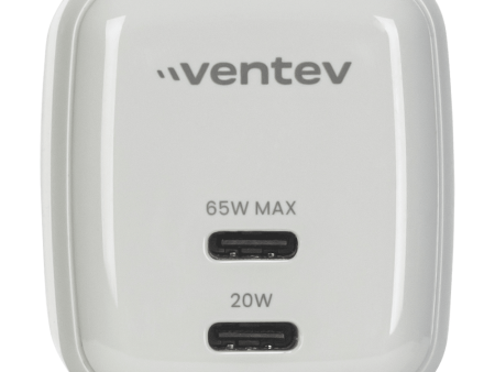 Ventev 65W Dual USB C GaN Mini Wall Charger by Ventev Sale