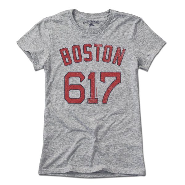 Boston 617 Baseball T-Shirt For Discount