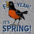 F Yeah! It s Spring! Robin T-Shirt Cheap