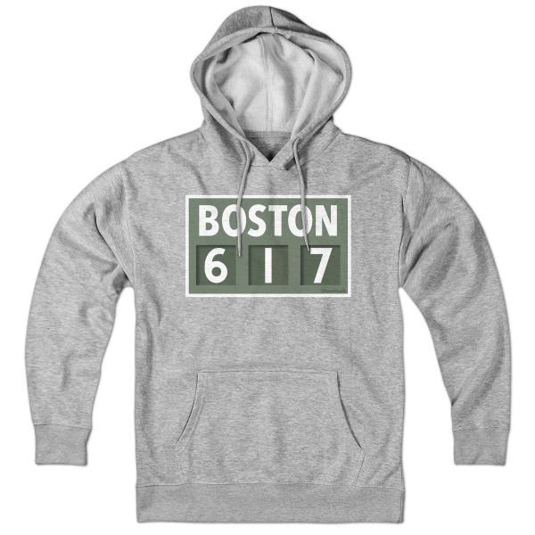 Boston 617 Scoreboard Hoodie Discount