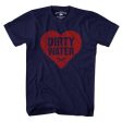 Dirty Water Baseball Heart T-Shirt For Sale