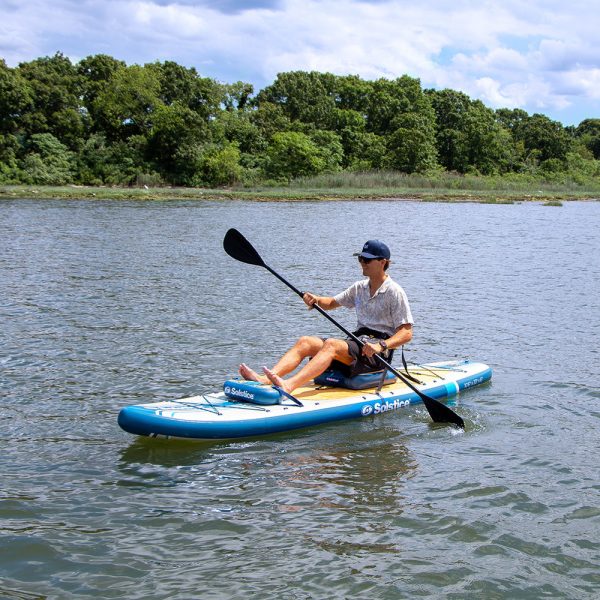 Soltice Watersports 10 6  Rambler Inflatable Stand-Up Paddleboard Kayak 2-In-1 Kit w Seat  Convertible Paddle - Blue [36200] Online now