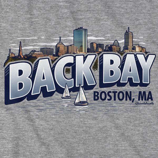 Back Bay Boston, MA T-Shirt on Sale