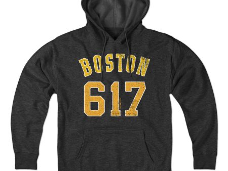 Boston 617 Hockey Hoodie Discount