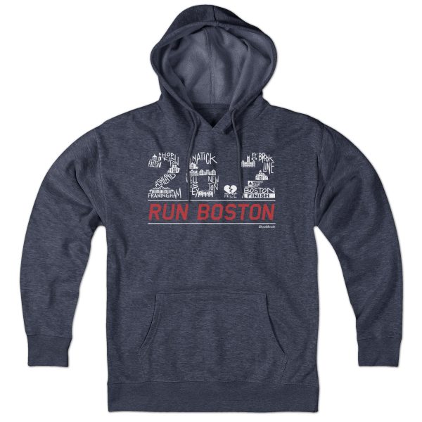 26.2 Run Boston Race Icons Hoodie Online