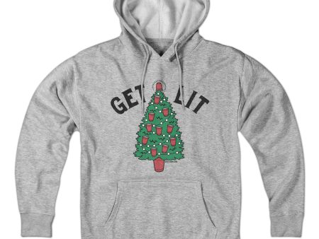 Get Lit Christmas Tree Hoodie Sale