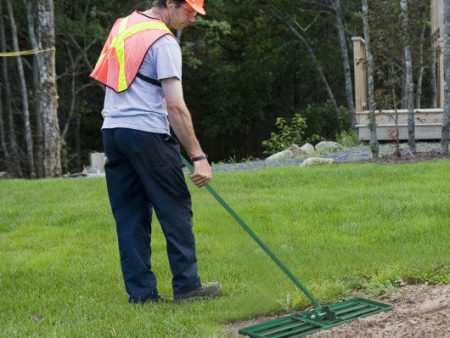 30 36 42 x 10 Inch Lawn Leveling Rake with Ergonomic Handle-36 inches Online