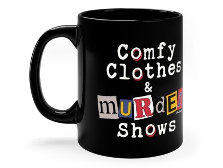 Comfy Cloths & Murder Shows 11oz Coffee Mug Supply