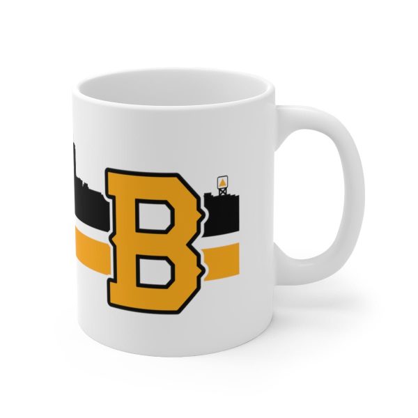 Boston B Black & Gold Sideline 11oz Coffee Mug For Cheap