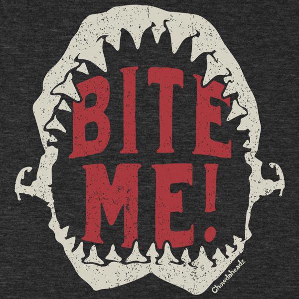 Bite Me Jaws T-Shirt Hot on Sale