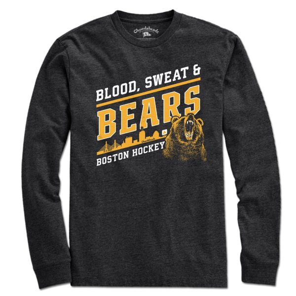 Blood Sweat & Bears Boston Hockey T-Shirt Sale