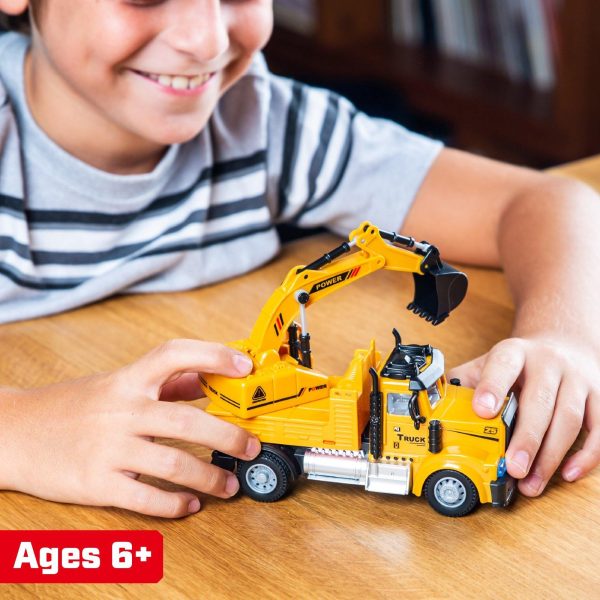 2-In-1 Mini Construction RC Trucks by USA Toyz Online now