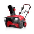 20 Inch 120V 15Amp Electric Snow Thrower with 180° Rotatable Chute-Red Sale