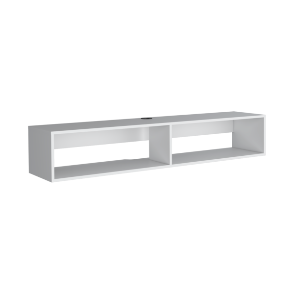 59  White Floating Mount TV Stand Supply