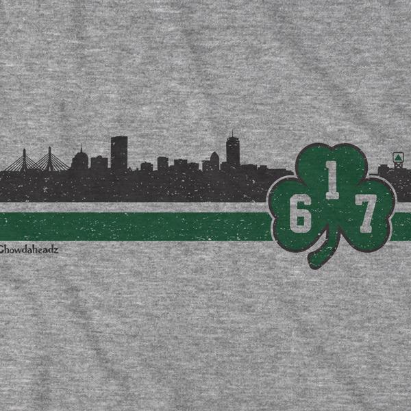 Boston 617 Shamrock Sideline T-Shirt Fashion