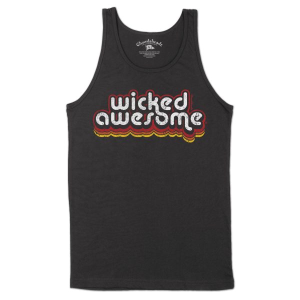 Wicked Awesome Retro Men s Tank Top Cheap